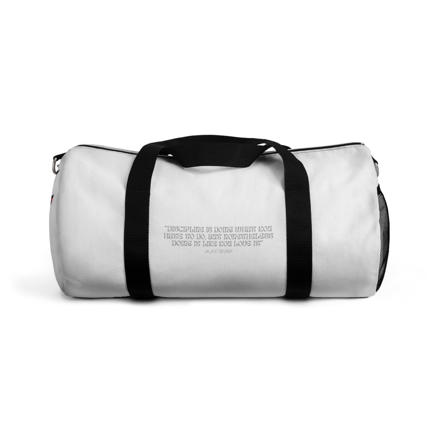 Motivational Duffel Bag - 'Discipline is Doing What You Hate' - Gym & Travel Essential