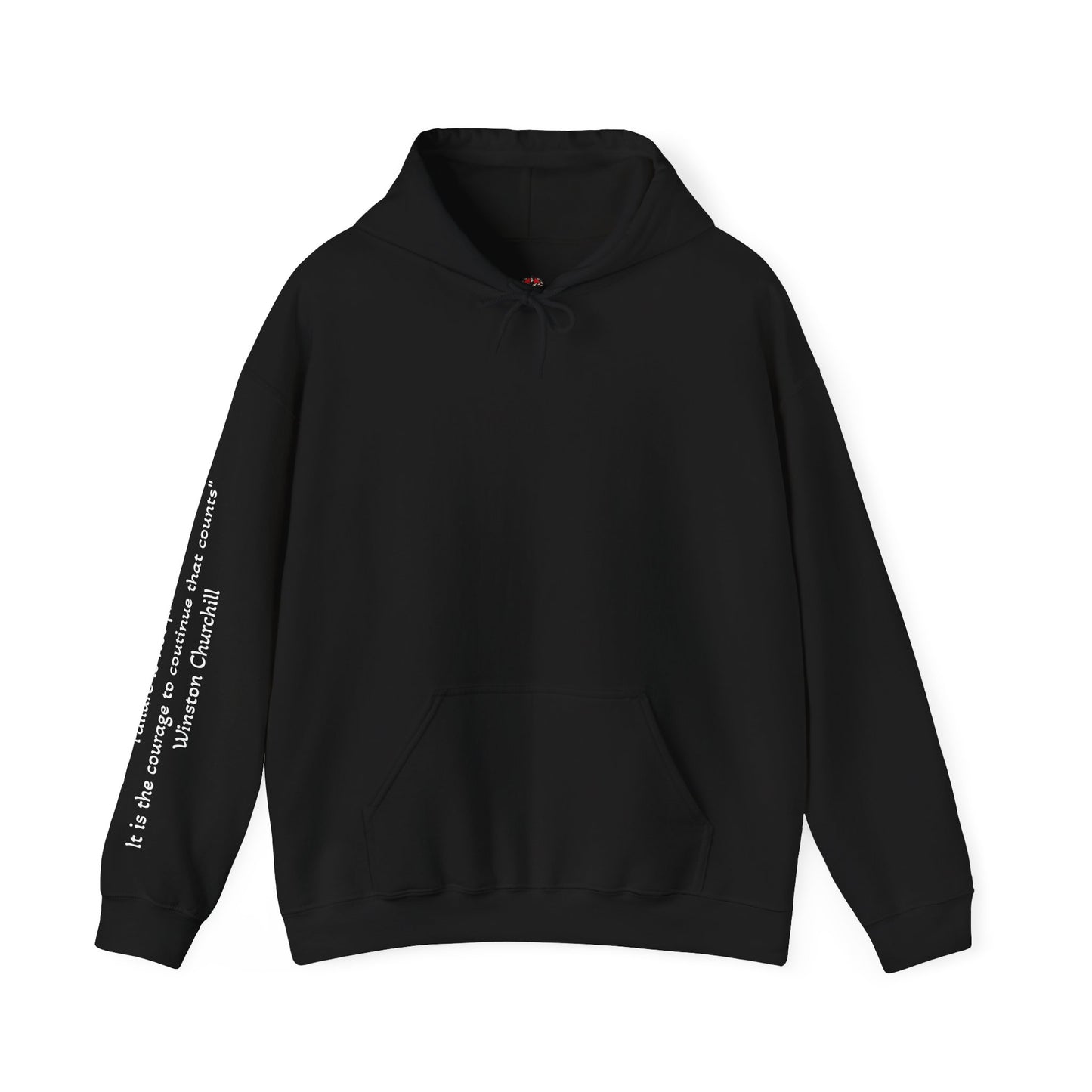 Inspiring Quote Hooded Sweatshirt - Heavy Blend™