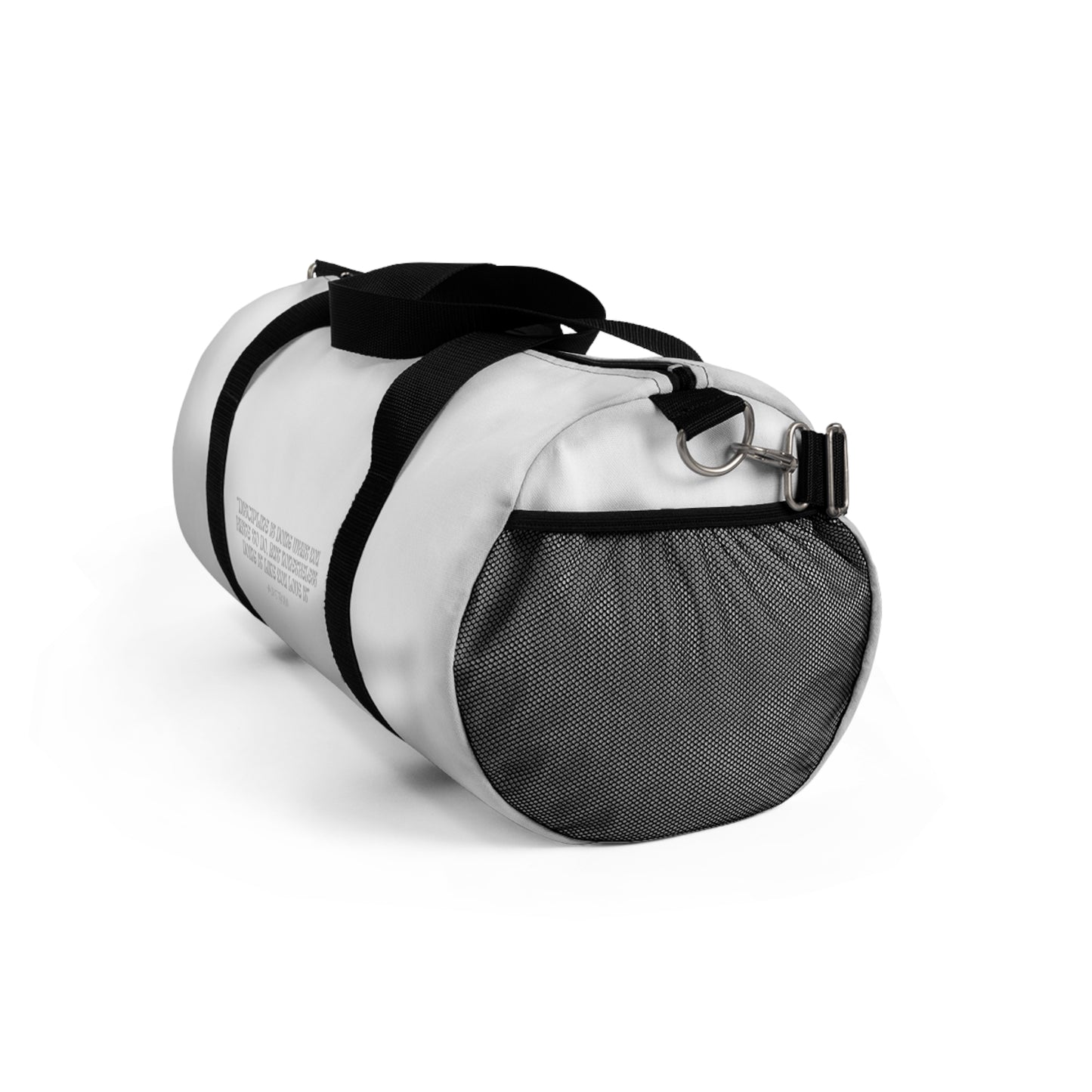 Motivational Duffel Bag - 'Discipline is Doing What You Hate' - Gym & Travel Essential