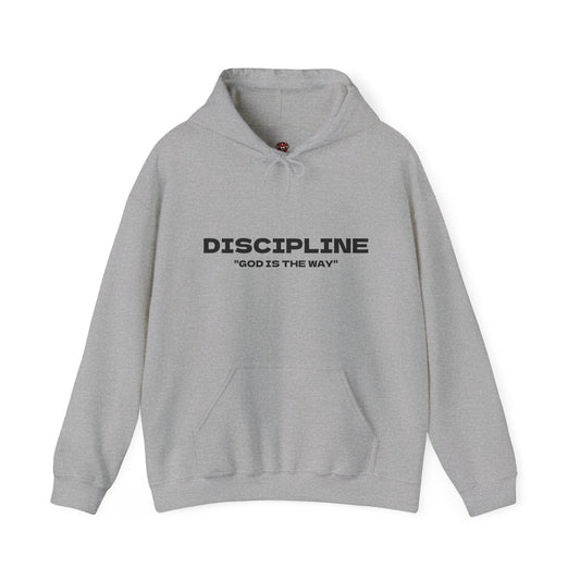 Heavy Blend™ Hooded Sweatshirt - 'Discipline' Inspirational Quote