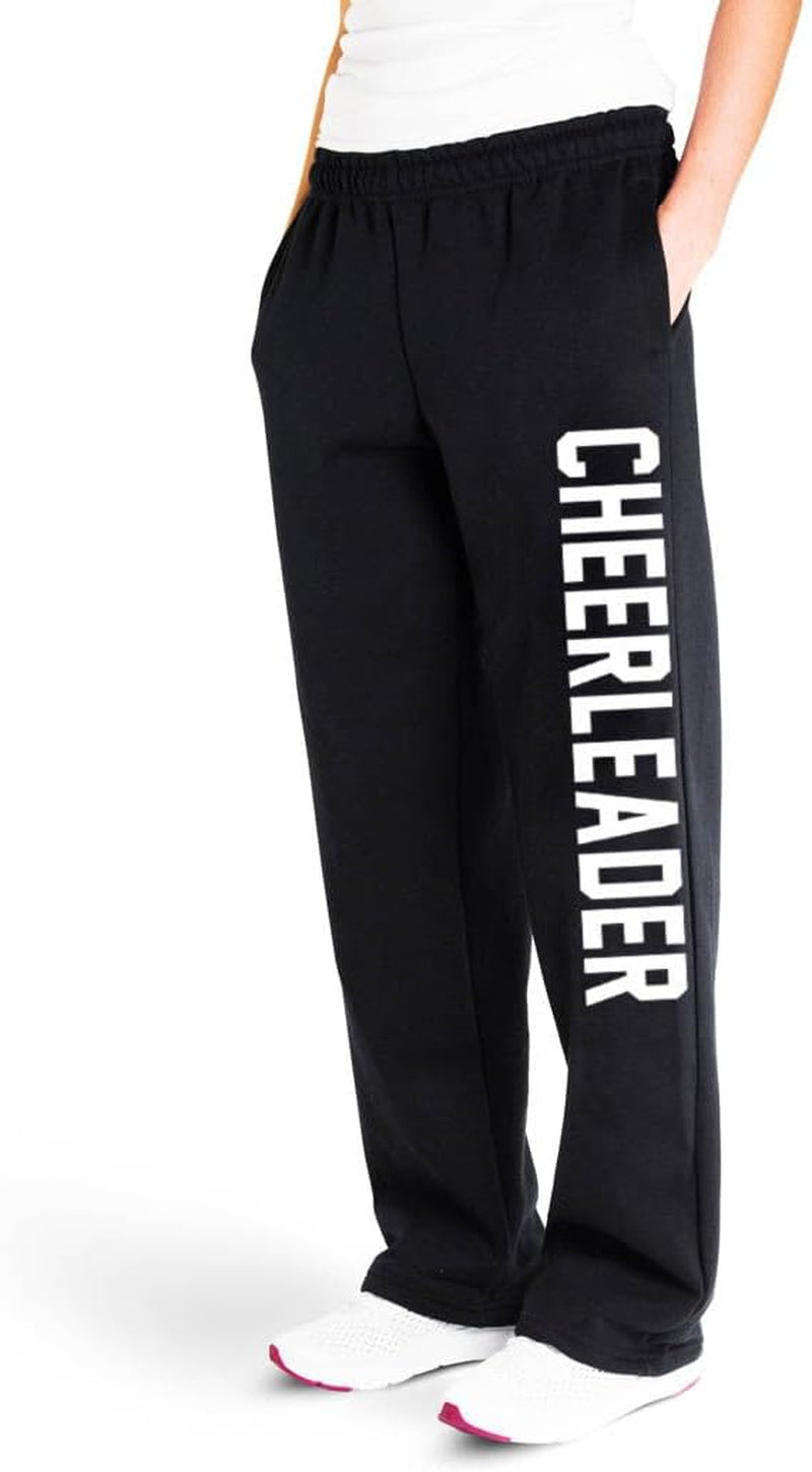 Varsity Cheerleader Sweatpants | Cheer Apparel by Chalktalk Sports | Multiple Colors | Youth and Adult Sizes